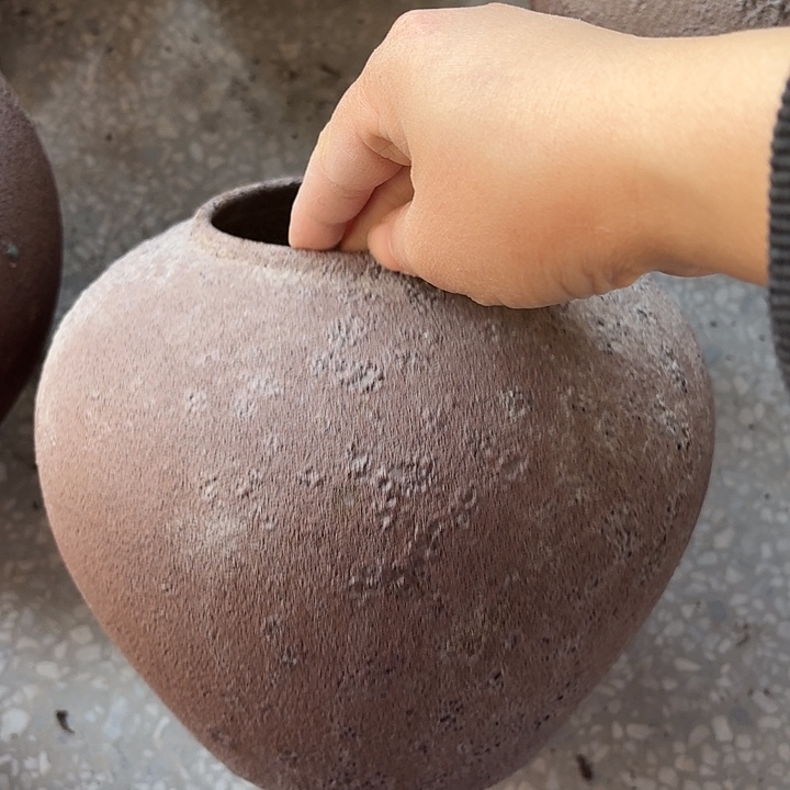 咖色小号高18口径10