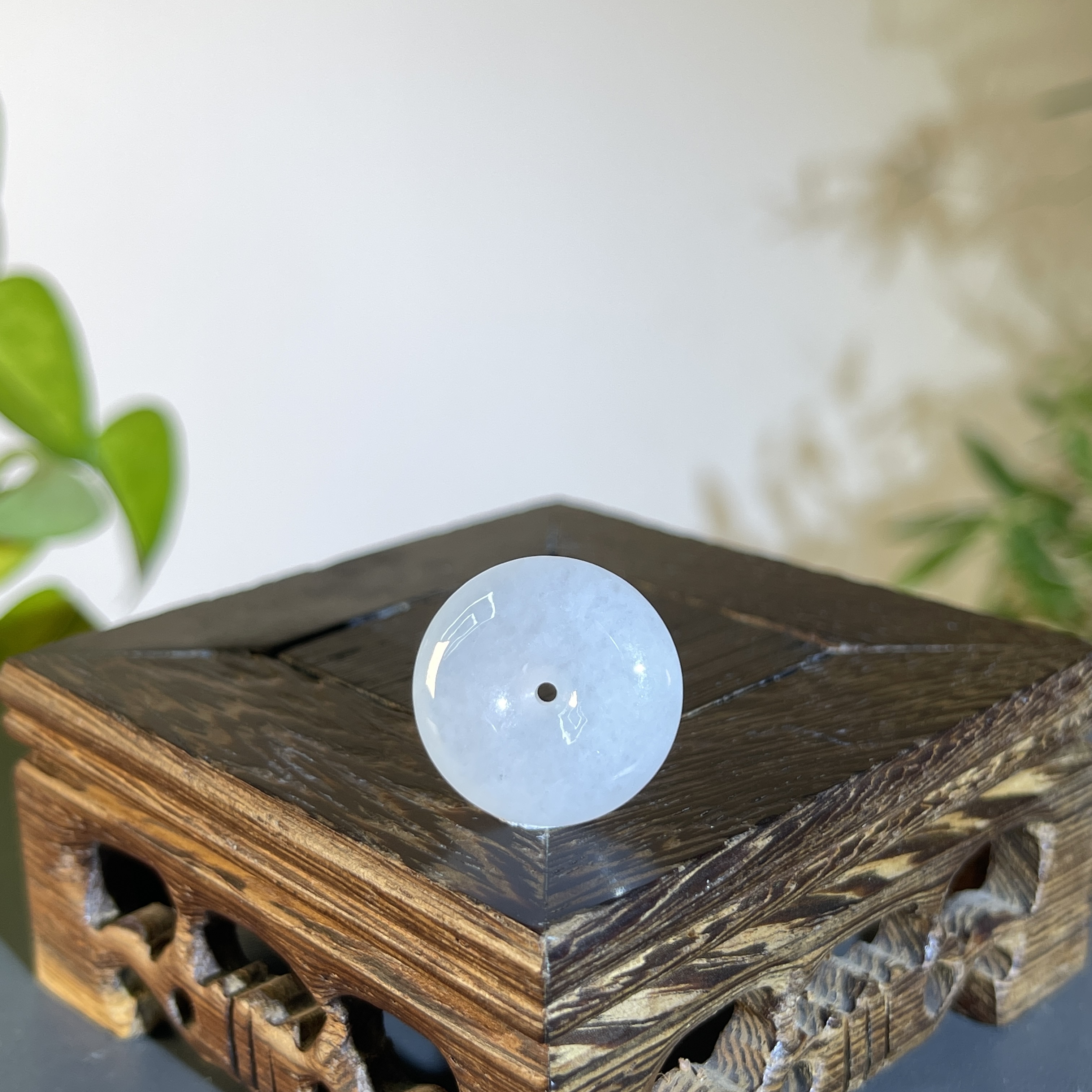 JXA10-07 天然缅甸A货翡翠 平安扣