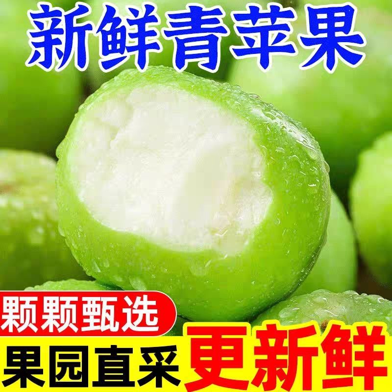新鲜青苹果新鲜应季孕妇水果鲜采脆甜酸苹果