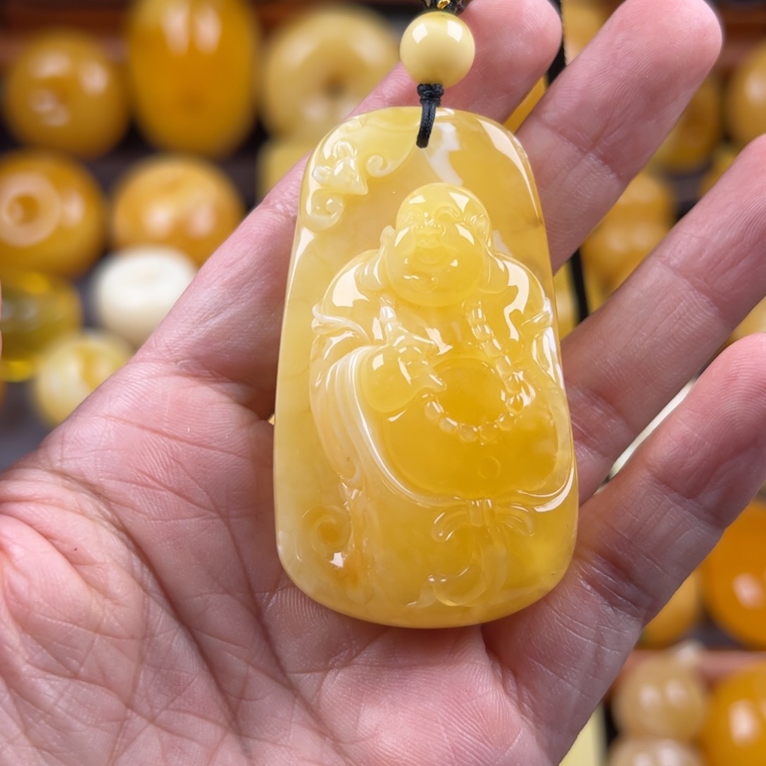 未镶嵌颈饰琥珀纯天然琥珀蜜蜡无优化