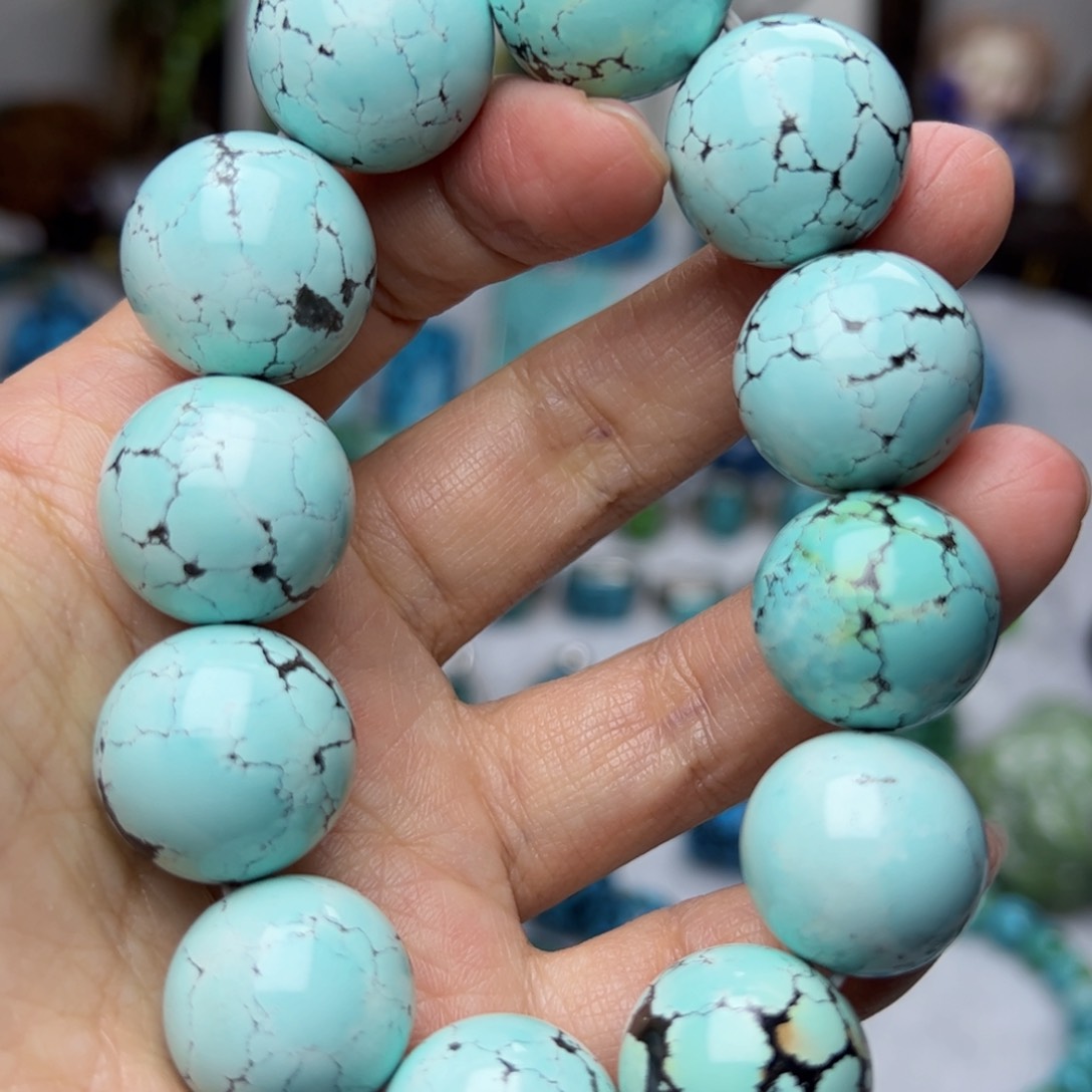 绿松石珠宝奇石未镶嵌