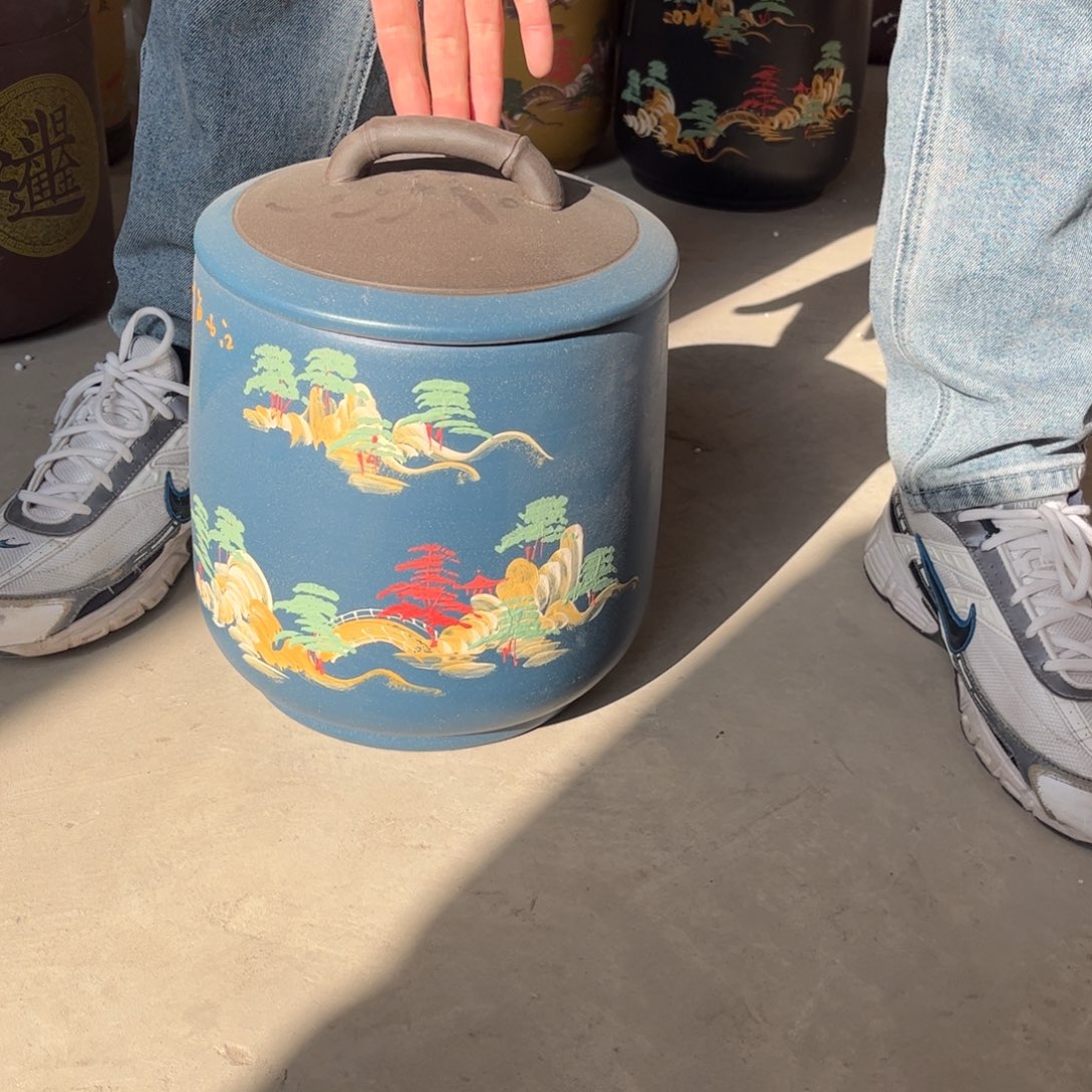 茶叶罐紫砂8 饼茶叶罐