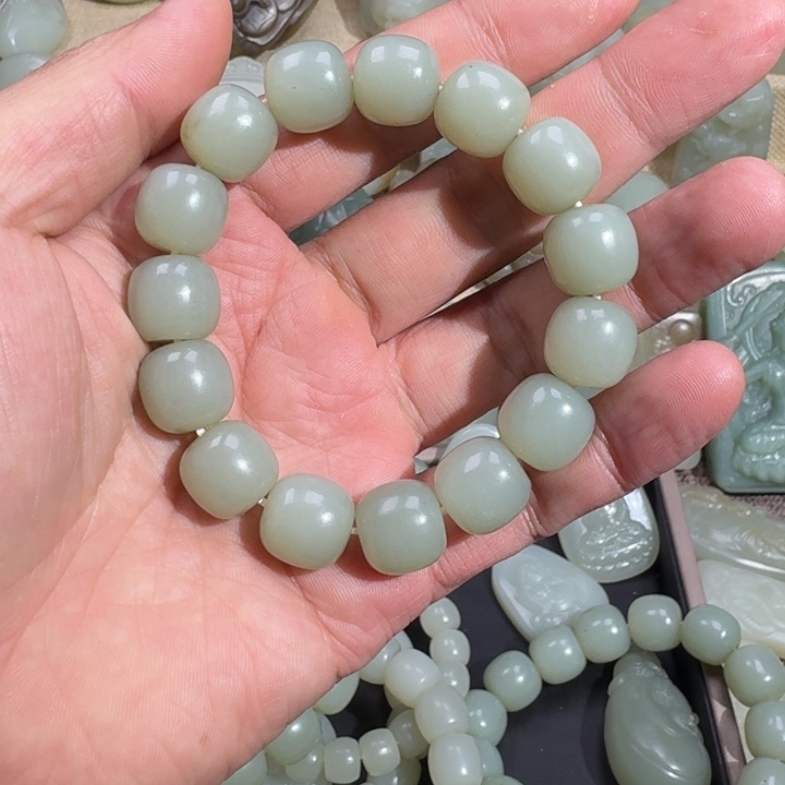 和田玉吊坠(不含链)未镶嵌終****提