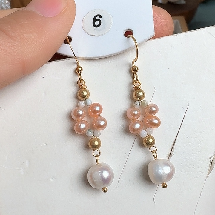 淡水珍珠未镶嵌耳饰