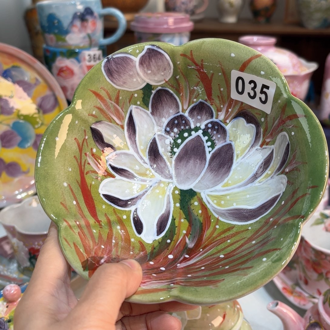 景德镇手绘高温釉下彩陶瓷茶具
