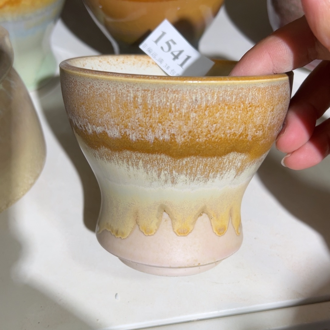 红陶口9高9 景德镇手工花盆