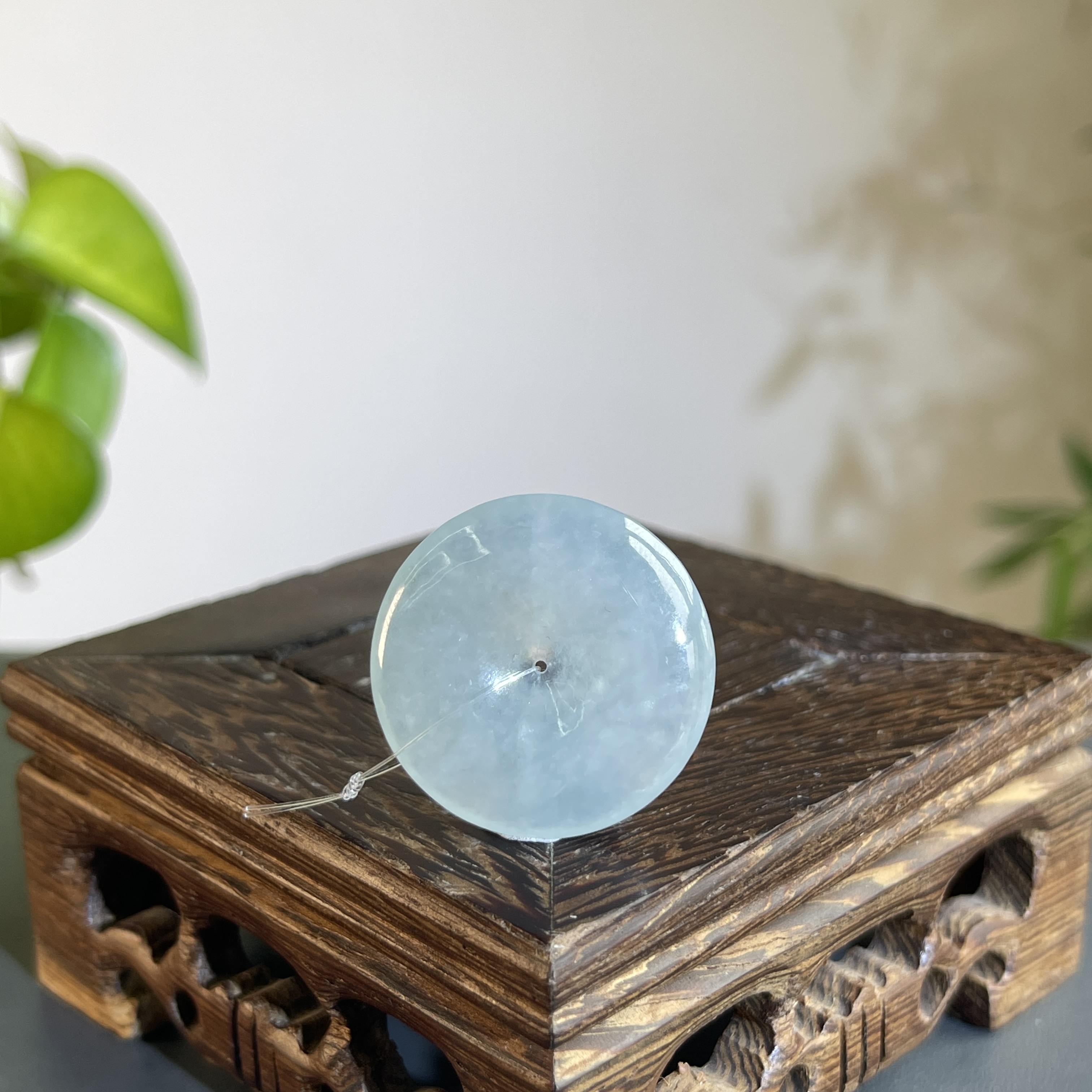 JCB16-90    天然缅甸A货翡翠    平安扣