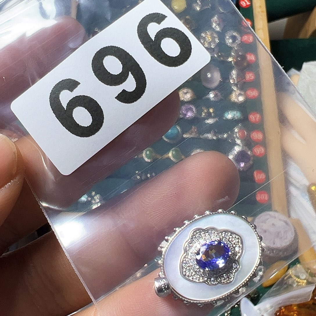 坦桑石颈饰银S925镶嵌?***?