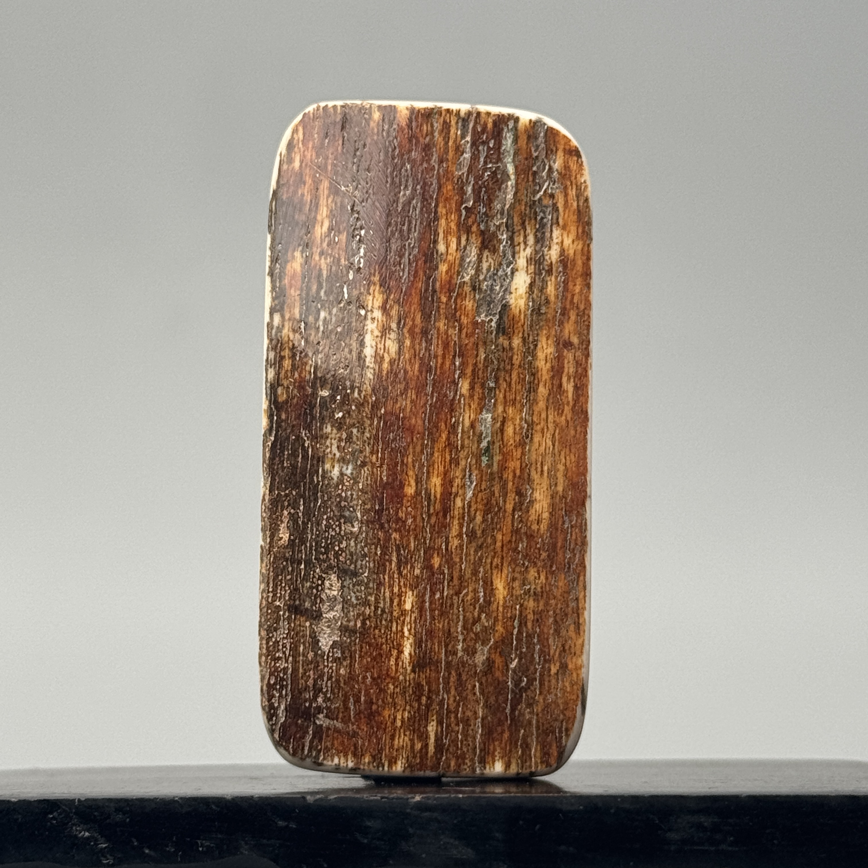 DEZHI/德志23.6g无事牌49*24*12mm天然猛犸牙默认打孔绑绳K694