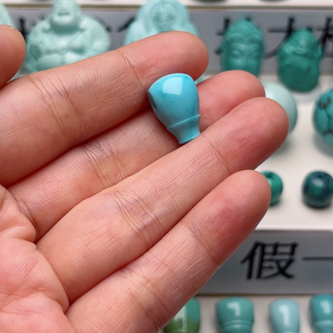 未镶嵌绿松石珠宝奇石灿**曦