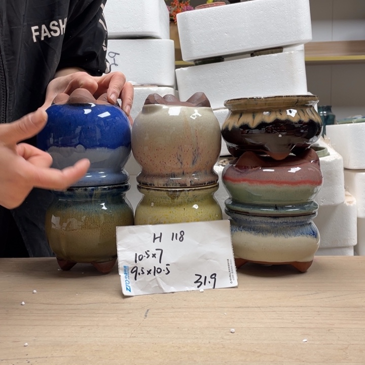 粗陶多肉花盆微瑕118