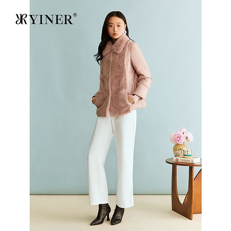 YINER音儿专选女装皮衣皮草8C65509626