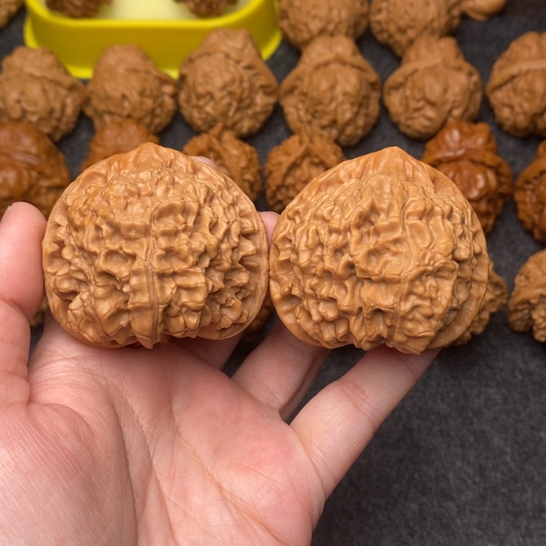 文玩核桃把件官帽50