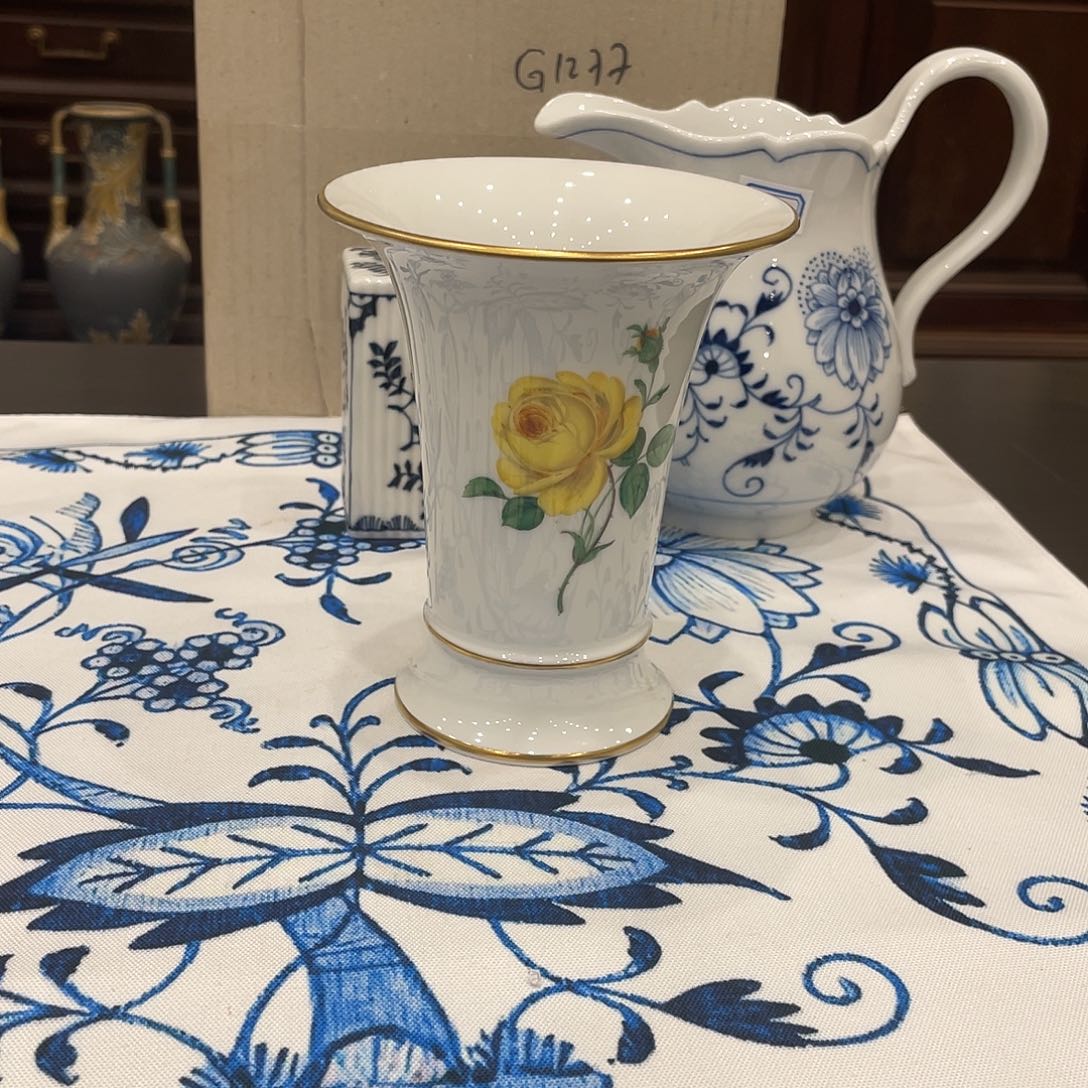 摆件中古一等黄玫瑰