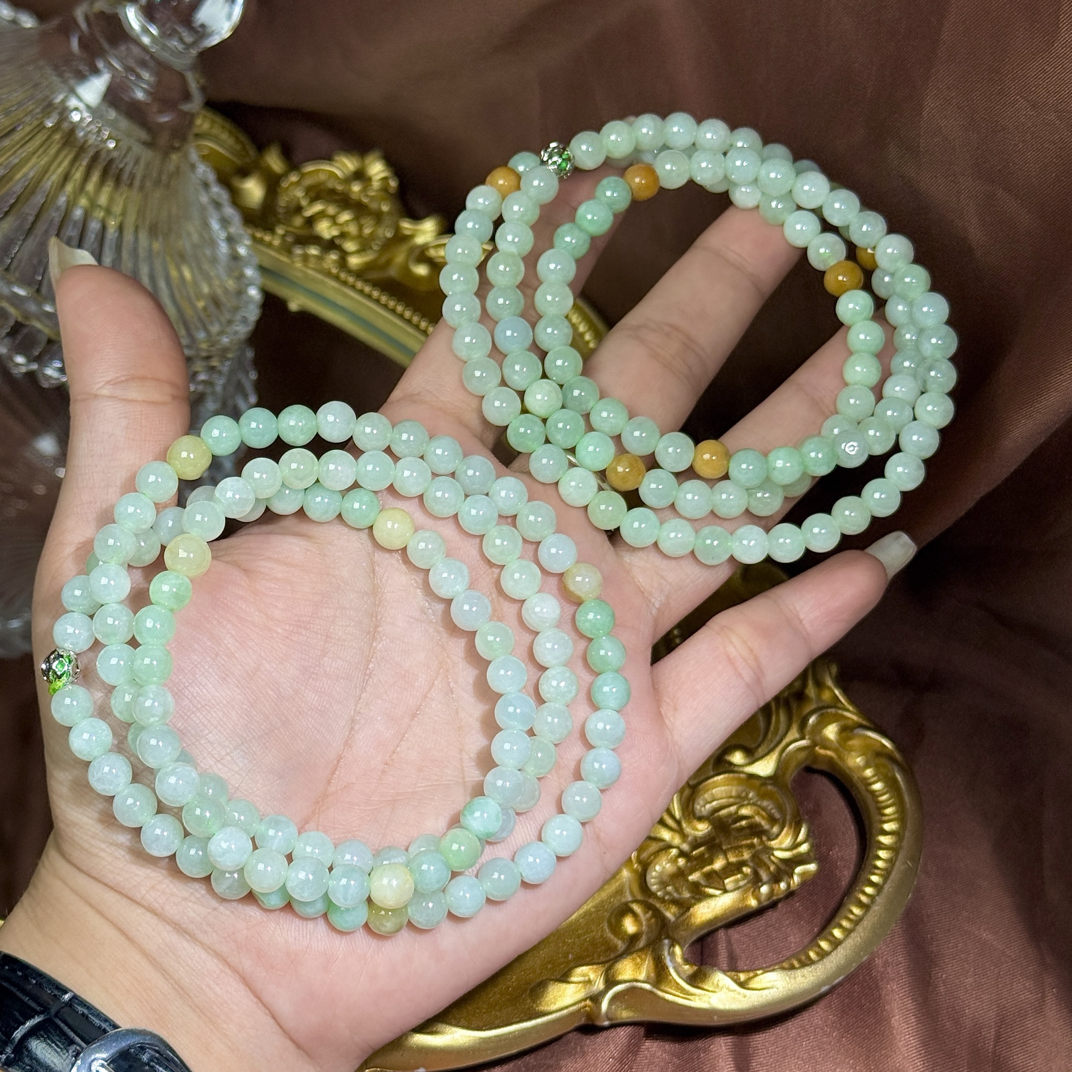 【YL2】翡翠多宝多圈-约6mm（多样性发其一）