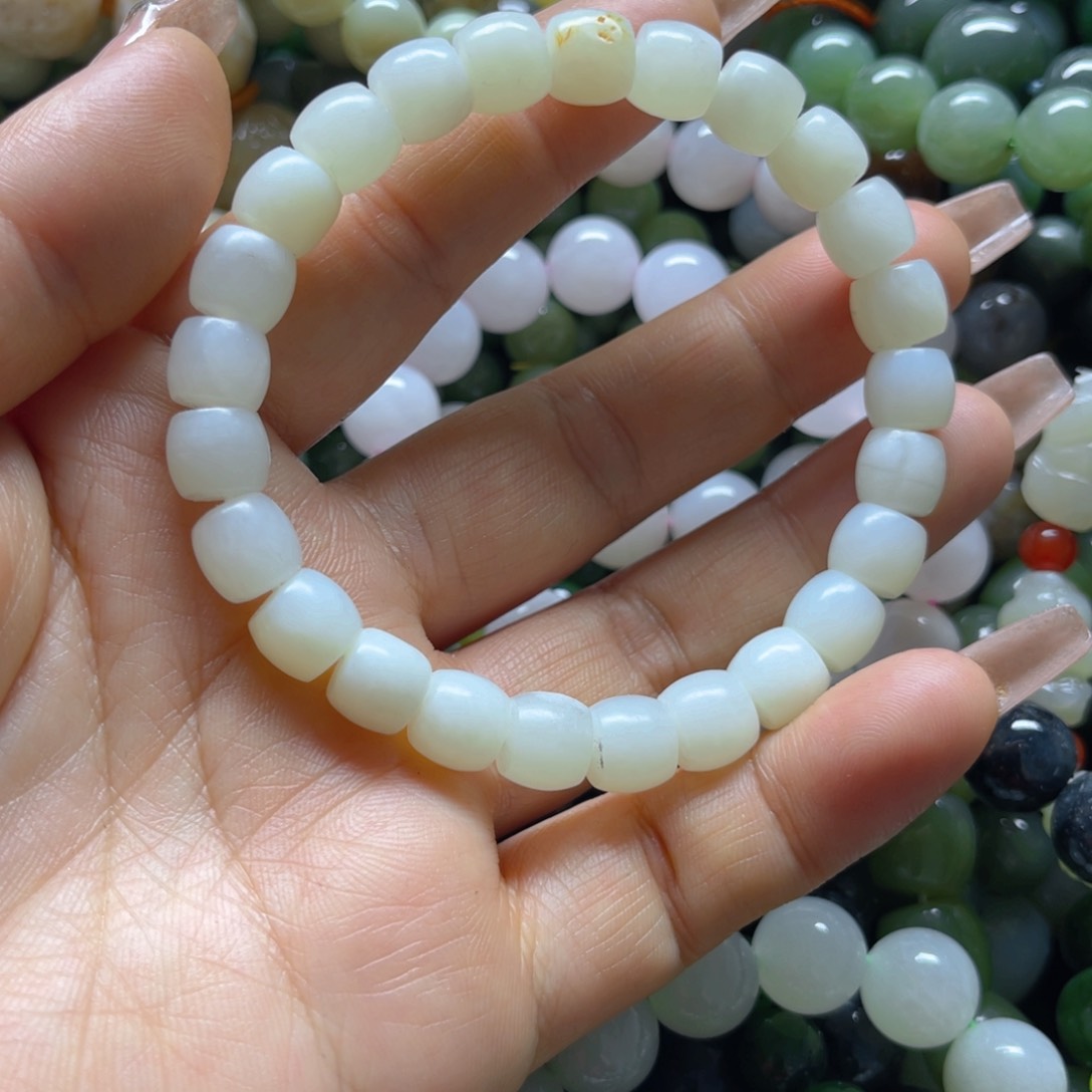 和田玉手链未镶嵌