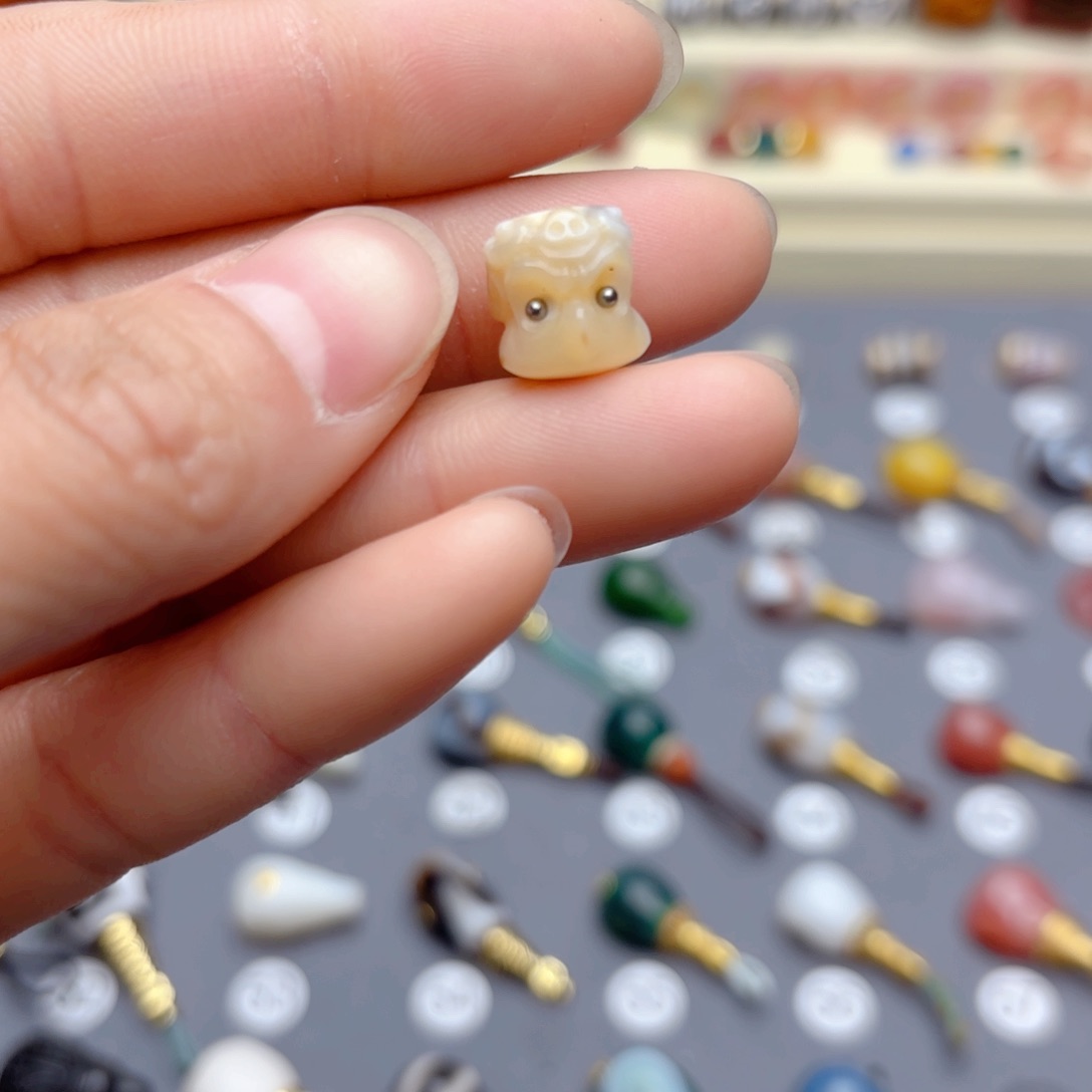 玛瑙/玉髓隔珠未镶嵌