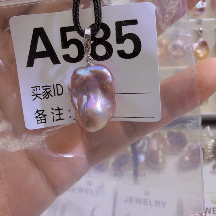 淡水珍珠银S925镶嵌颈饰