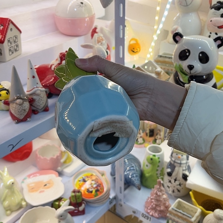 陶瓷微瑕摆件介意慎拍