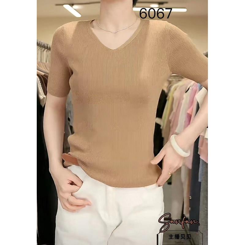 6067  （部分无水洗唛，介意慎拍）SANFAN新款针织衫