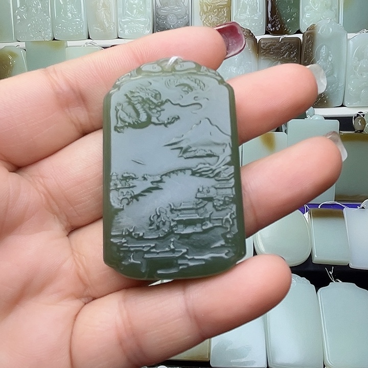 颈饰未镶嵌和田玉