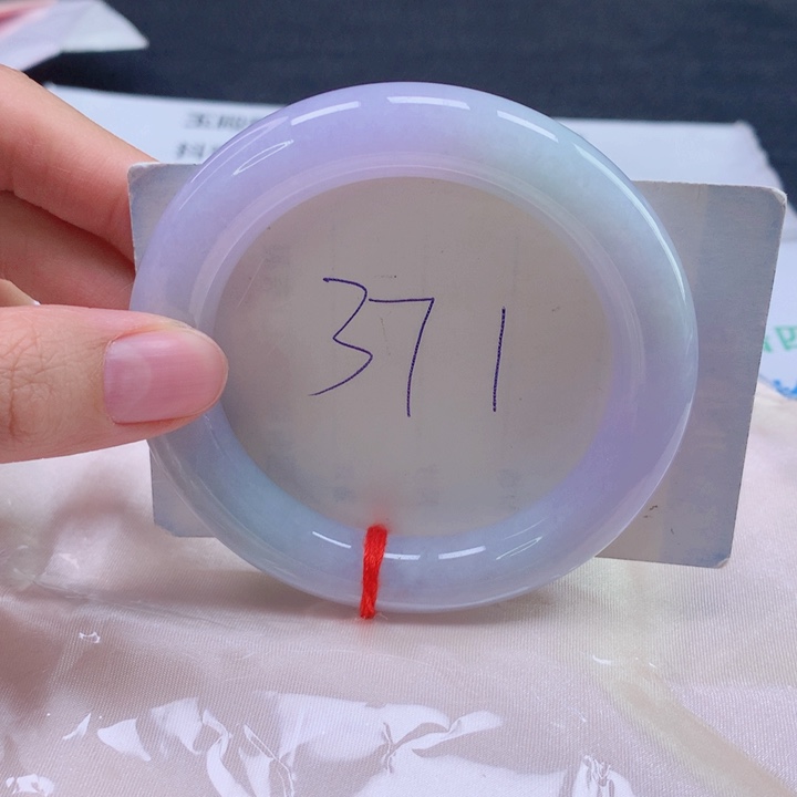 翡翠未镶嵌手镯56圈口