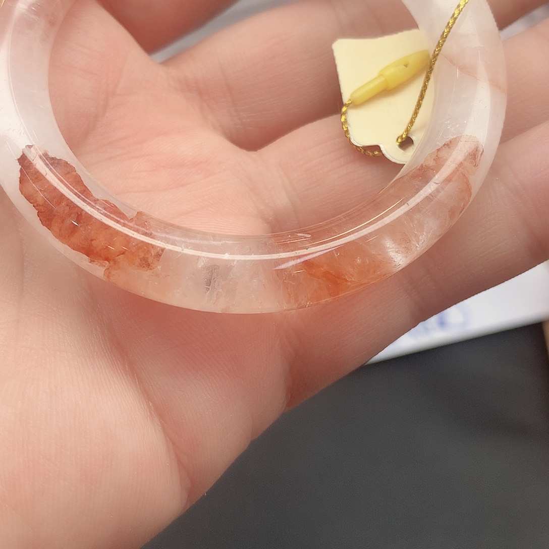 水晶手镯未镶嵌146（5354）瑕疵