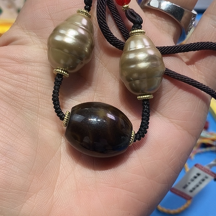 冰***舞玛瑙/玉髓未镶嵌颈饰74