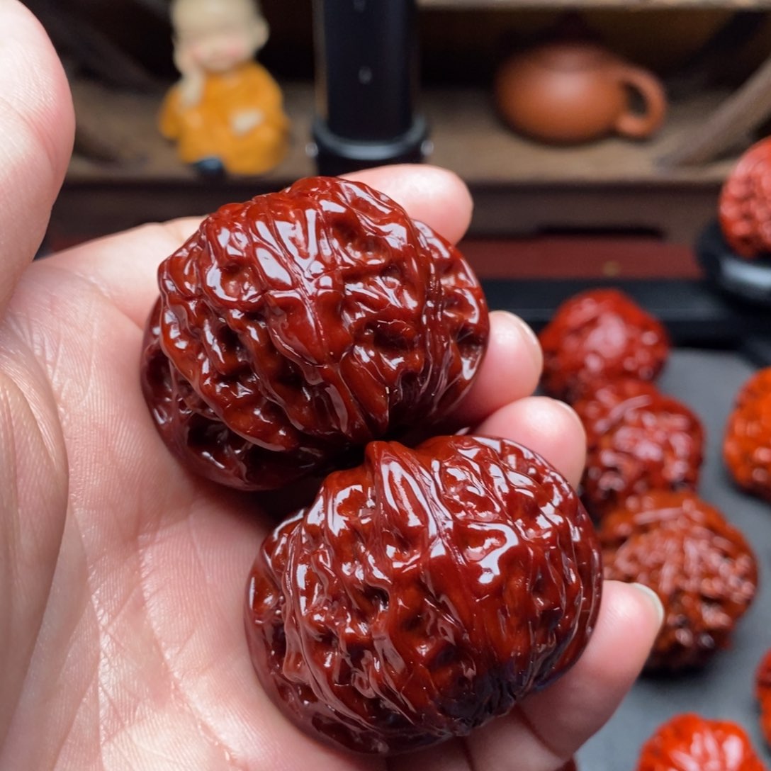 吊坠文玩核桃失****生43磨盘