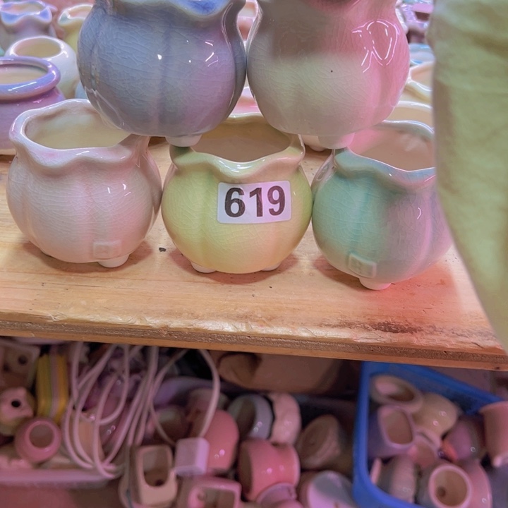 陶瓷花盆当场凑满12包邮