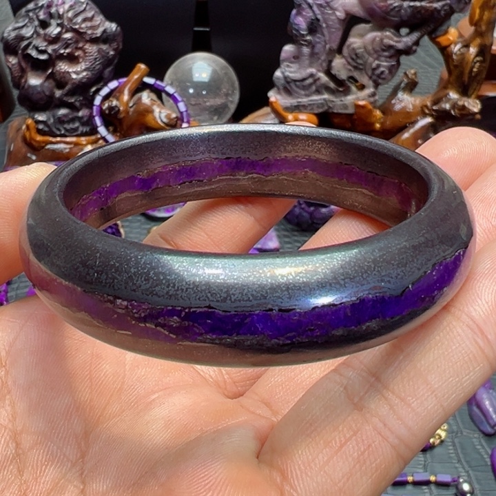 苏纪石（舒俱来）手镯未镶嵌