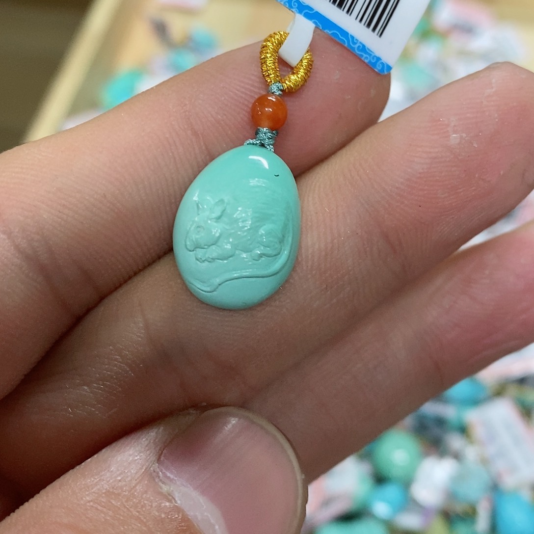 绿松石珠宝奇石未镶嵌