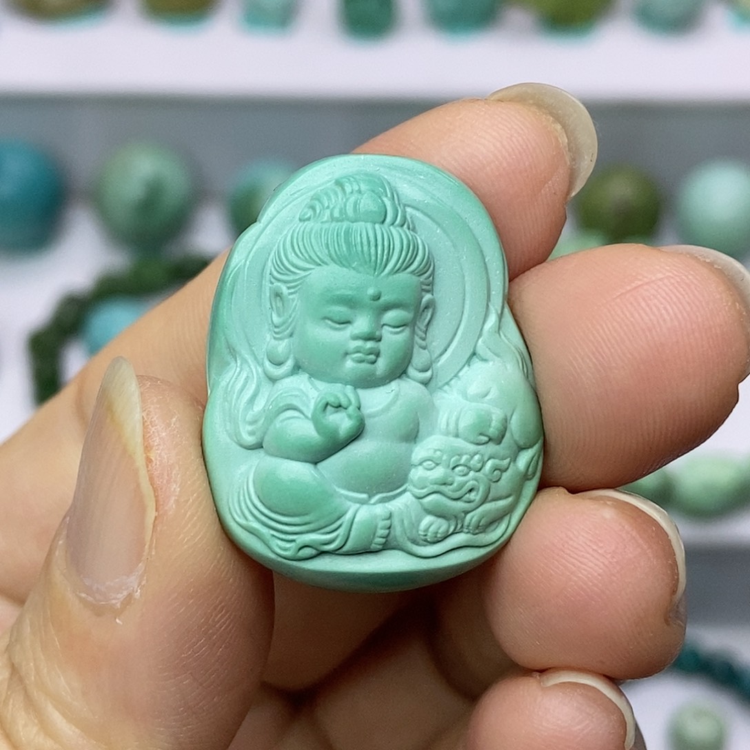 绿松石配饰未镶嵌