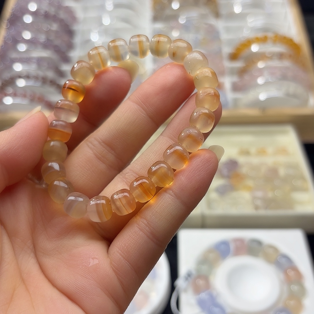 玛瑙/玉髓未镶嵌手链