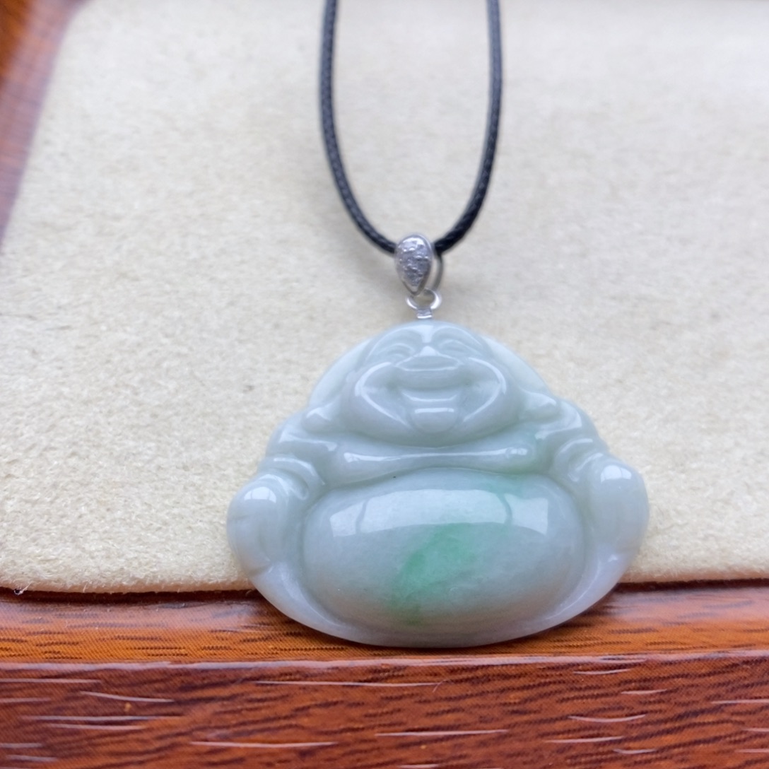 翡翠银S925镶嵌颈饰吊坠7