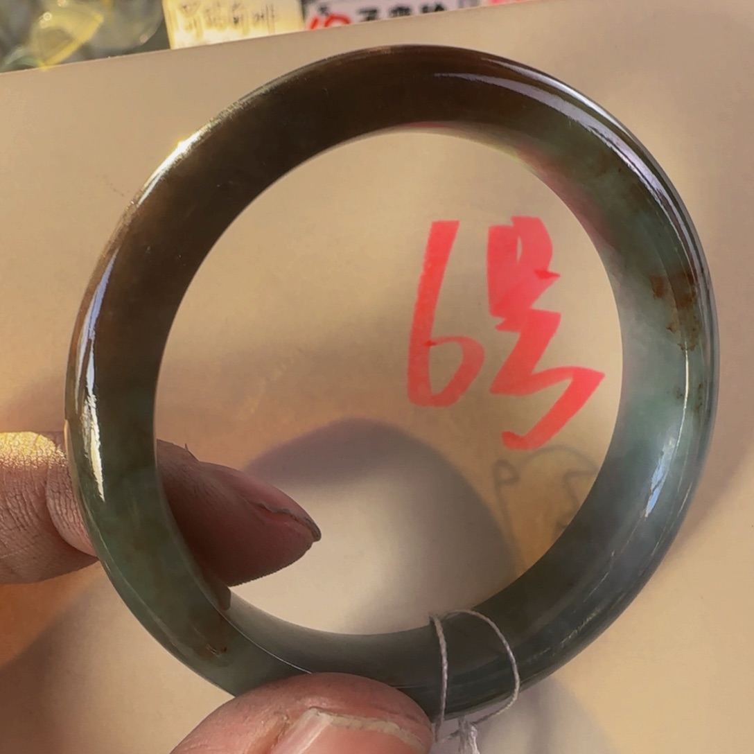 未镶嵌手镯翡翠老坑52