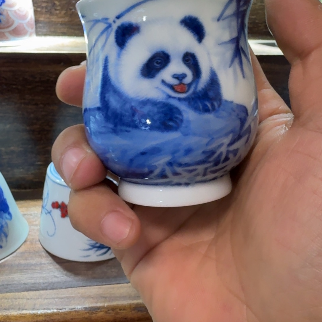 瓷片橙*橙当代景德镇陶瓷手绘茶具