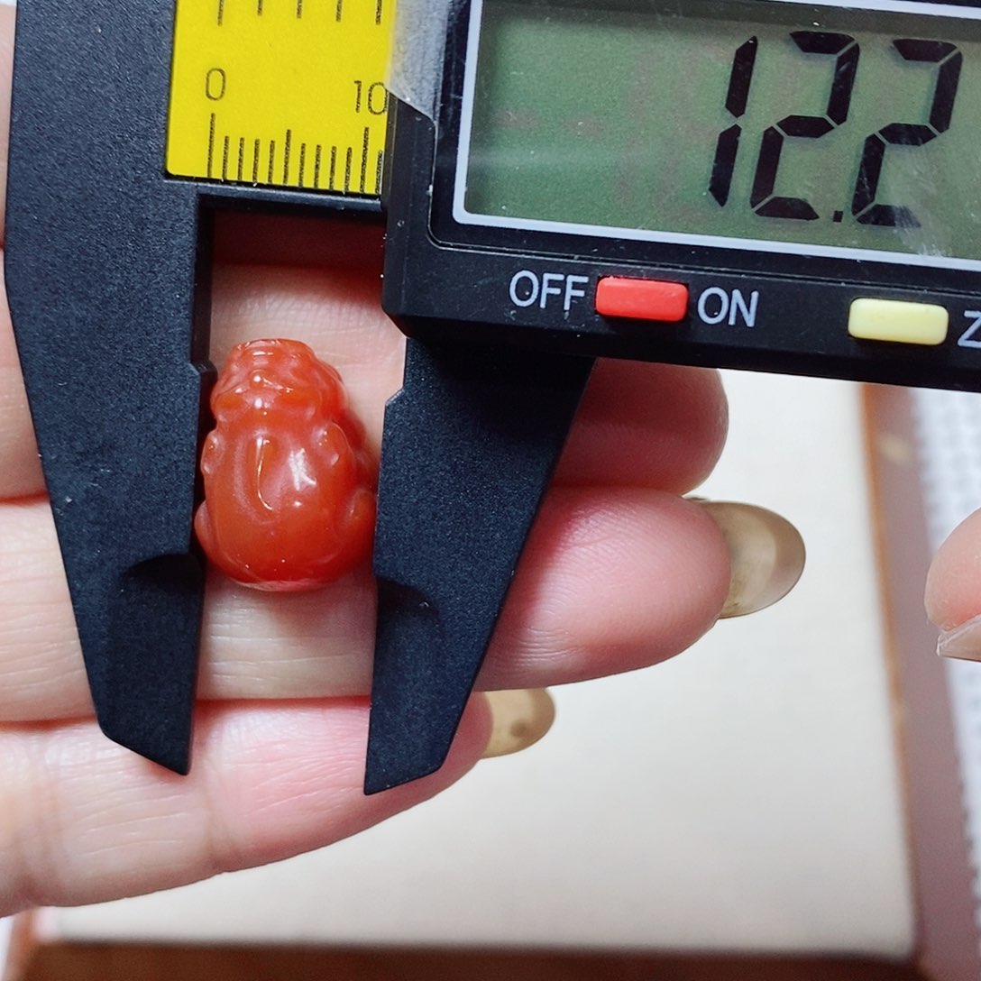 南红玛瑙单珠未镶嵌貔貅