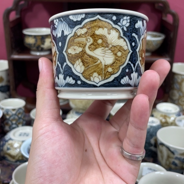 摆件景德镇陶瓷老陶下午场
