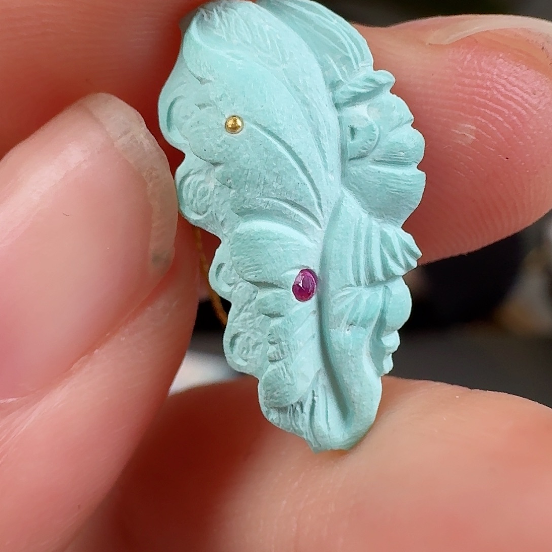 绿松石珠宝奇石未镶嵌