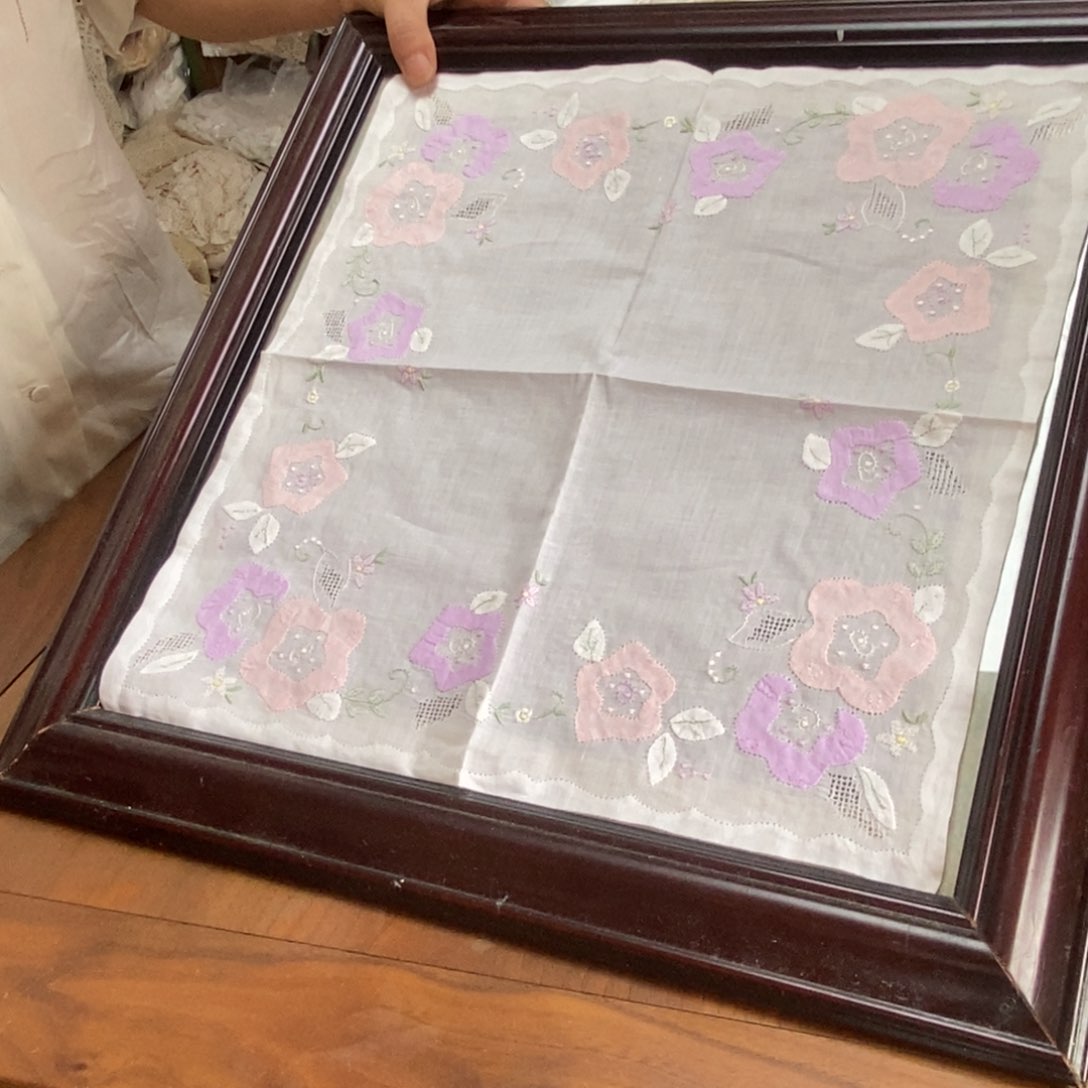 毛绒亚麻棉蚕丝076-38厘米方