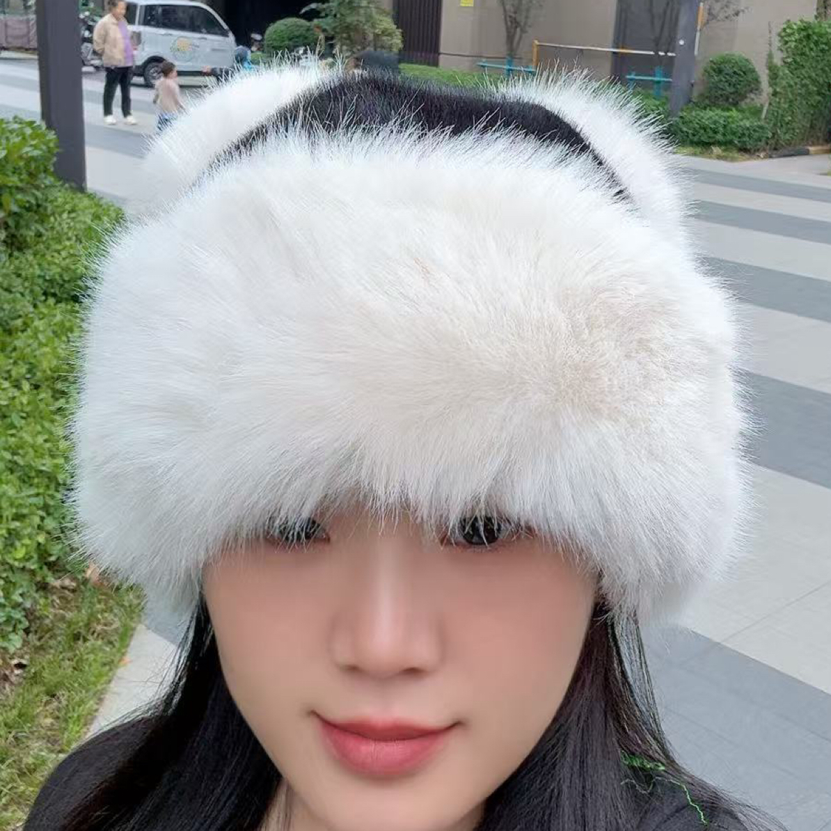 动物耳朵帽子秋冬护耳帽渔夫帽冬季女休闲风绒帽街头风小熊耳朵帽
