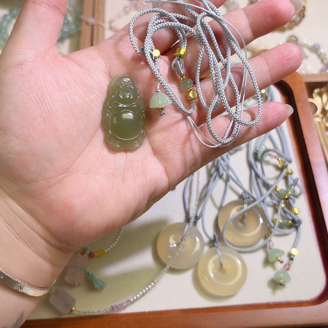 银S925镶嵌烟晶手链