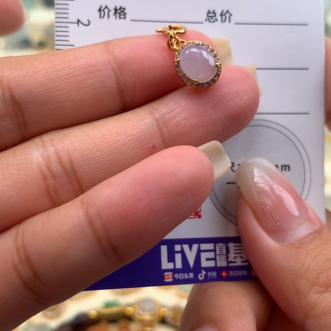 翡翠银S925镶嵌颈饰