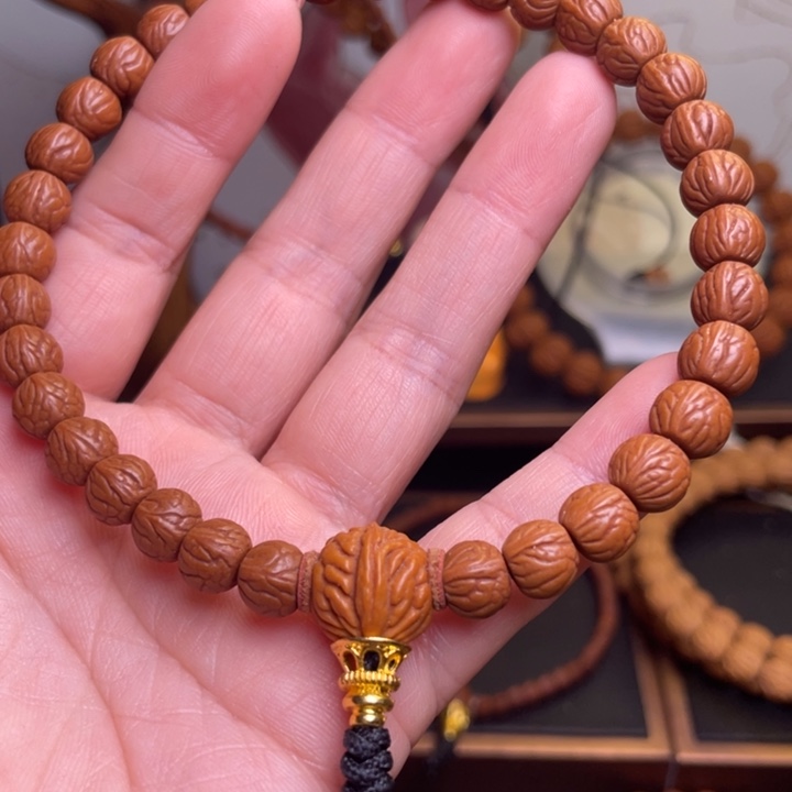 桃核吊坠龙文桃核