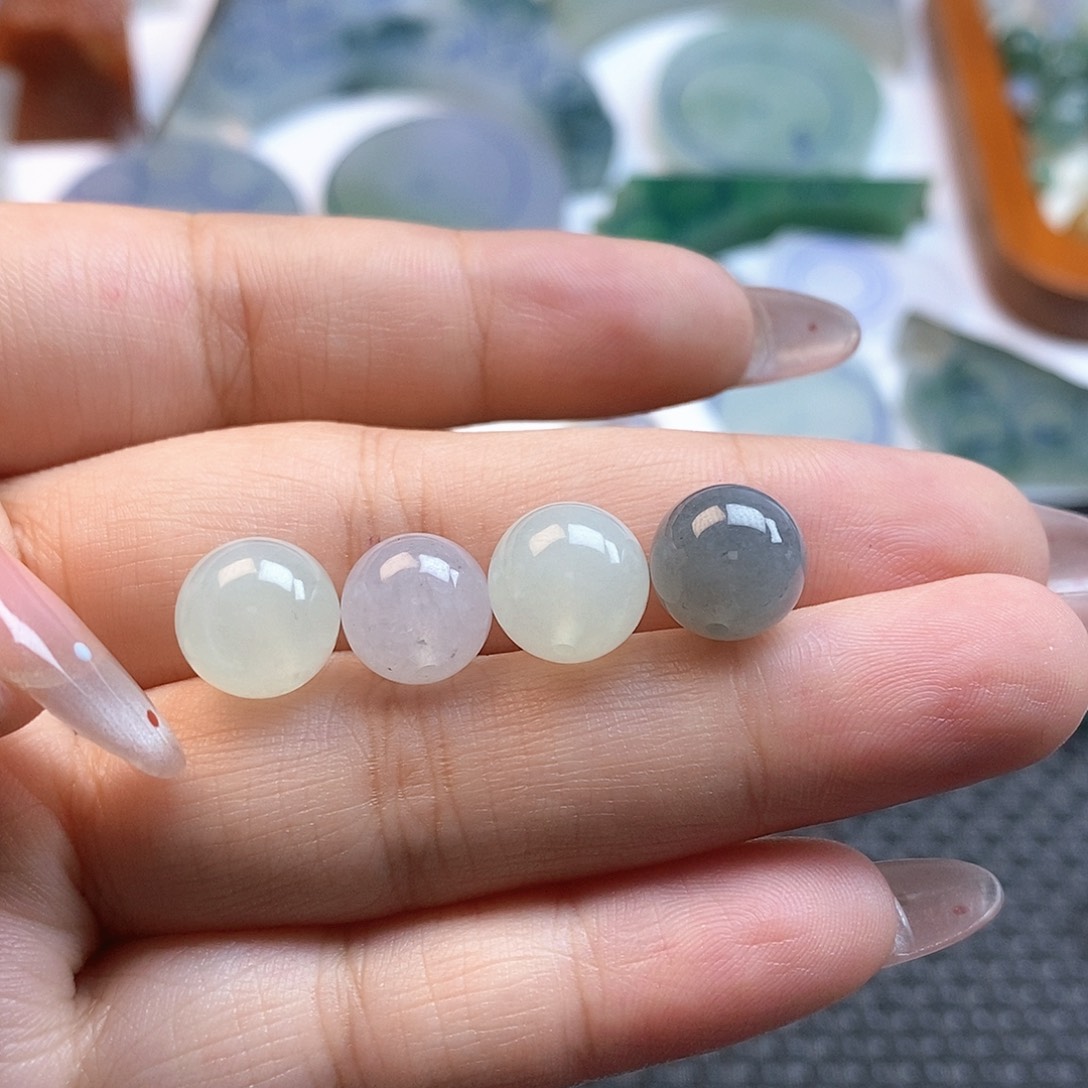 定制翡翠未镶嵌b***b买断有纹放漏