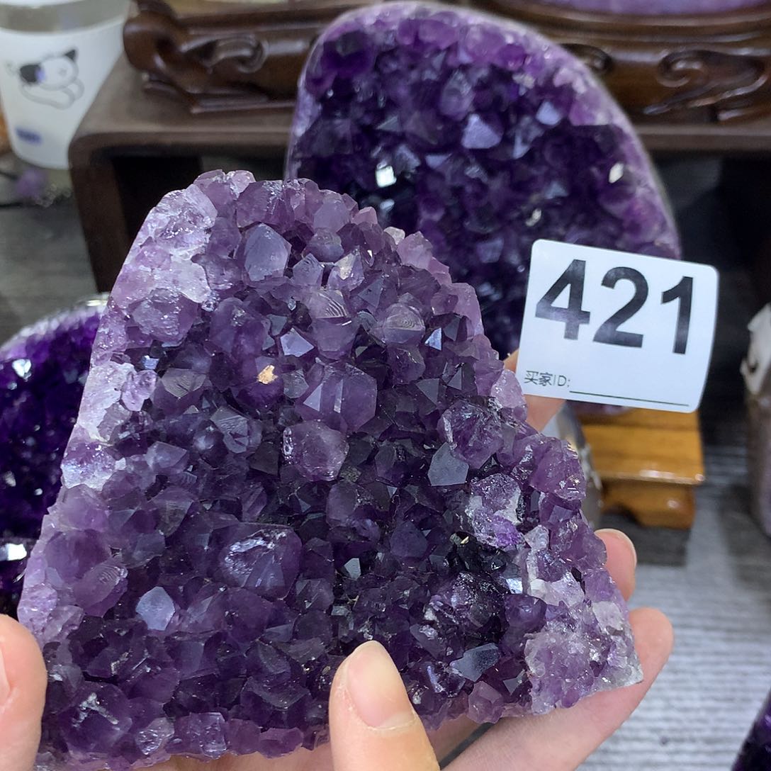 紫晶珠宝半成品未镶嵌珍****吖421