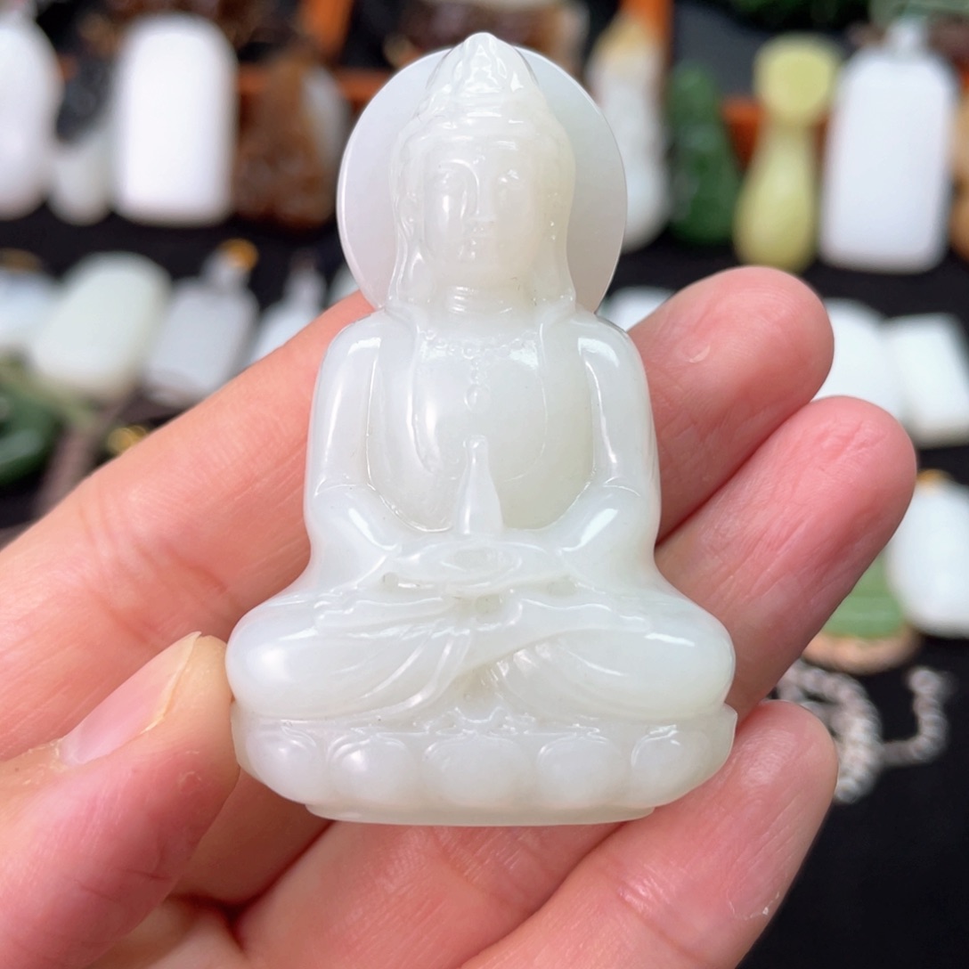 和田玉挂件未镶嵌