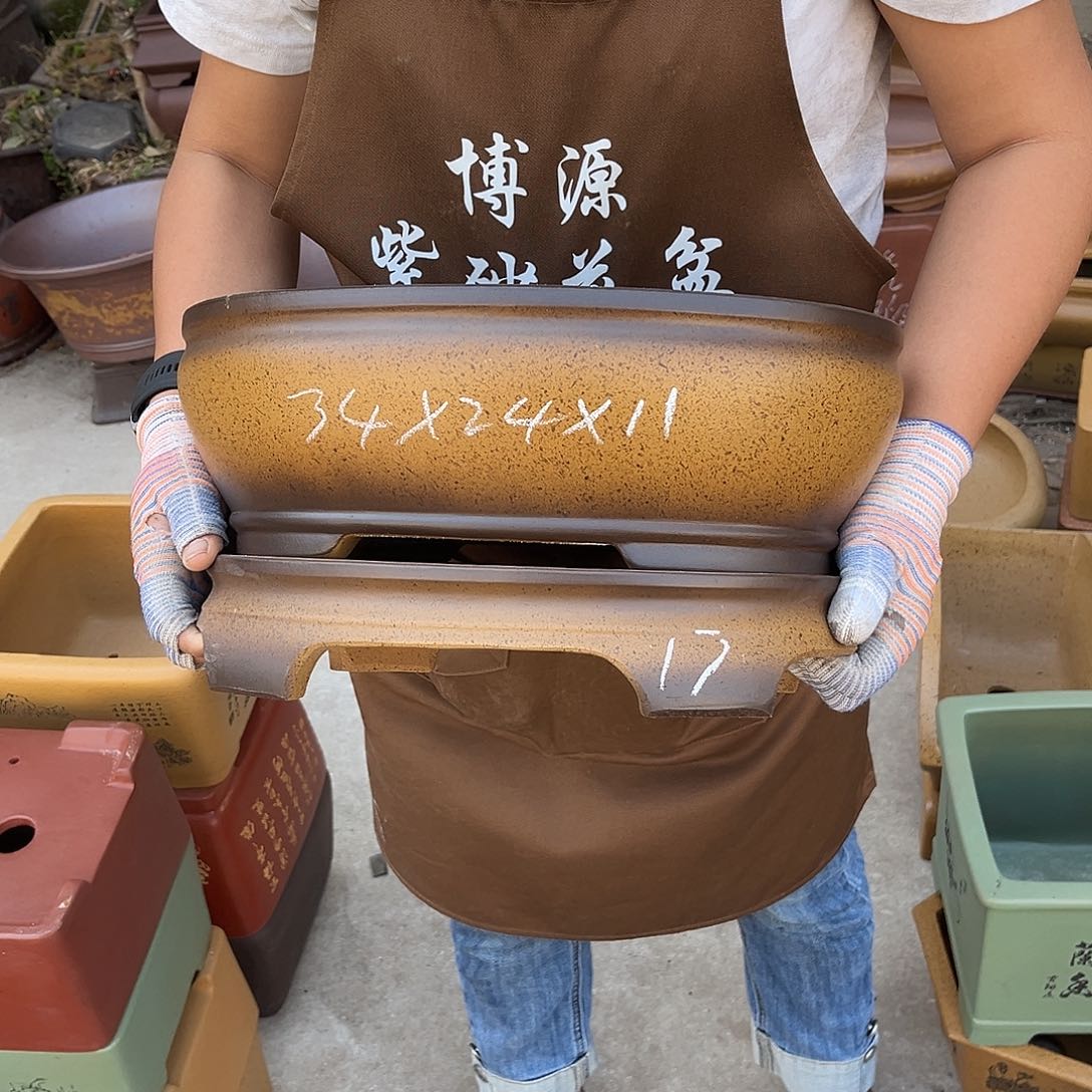 紫砂花盆盆景艺术