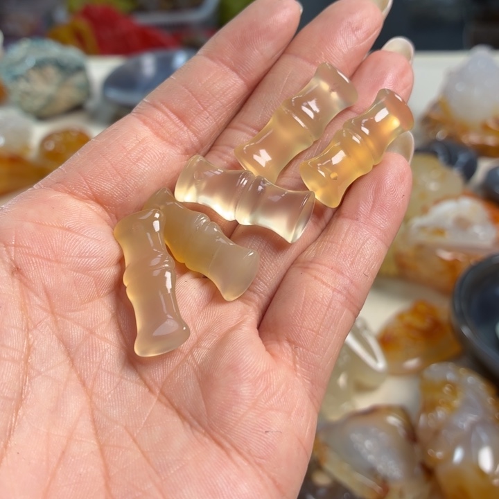 玛瑙/玉髓未镶嵌吊坠(不含链)